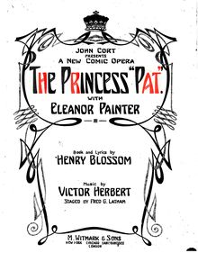 Partition complète, pour Princess Pat, Herbert, Victor