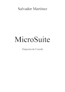 Partition complète, Microsuite, Martínez García, Salvador