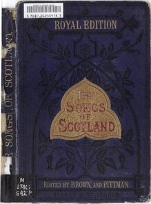 Partition Covers, pour chansons of Scotland, Folk Songs, Scottish