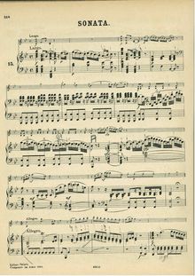 Partition de piano, violon Sonata, Violin Sonata No.32