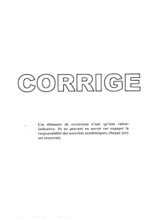 Corrige BTSAE Conception   Adaptation 2004