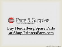 Buy Heidelberg Spare Parts  at Shop.PrintersParts.com