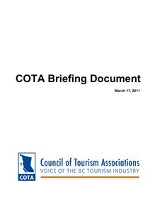 COTA Briefing Document