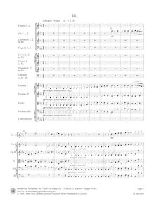 Partition , Scherzo. Allegro vivace, Symphony No.3, Op.55, Eroica par Ludwig van Beethoven