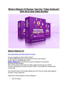 Motion Objects V2 review & (GIANT) $24,700 bonus