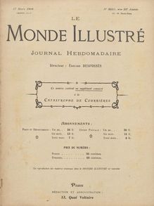 LE MONDE ILLUSTRE  N° 2555 du 17 mars 1906