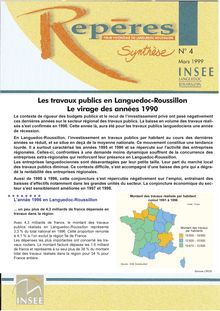 Les travaux publics en Languedoc-Roussillon le virage des années 1990