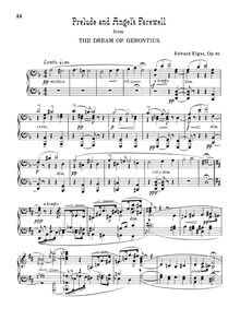 Partition complète, pour Dream of Gerontius, Op.38, Elgar, Edward par Edward Elgar