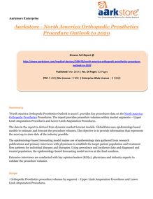 Aarkstore - North America Orthopedic Prosthetics Procedure Outlook to 2020