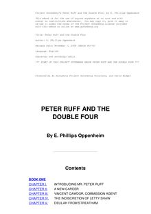 Peter Ruff and the Double Four