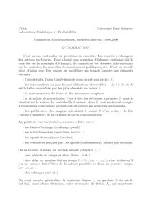 INSA Université Paul  Sabatier Laboratoire Statistique et ...