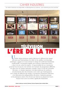 Télévision: l ère de la TNT