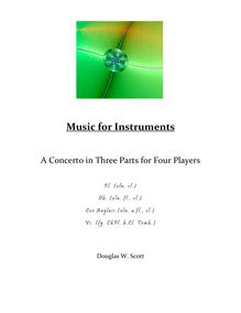Partition complète et parties, Concerto pour Instruments
