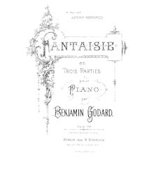 Partition complète, Fantaisie, Op.143, Godard, Benjamin