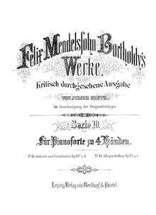 Partition complète (scan), Andante und Variationen, Mendelssohn, Felix