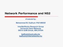 Network Performance Evaluation Methodology