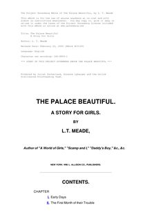 The Palace Beautiful - A Story for Girls
