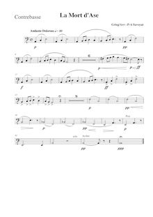 Partition corde basse, Peer Gynt  No.1, Op.46, Grieg, Edvard