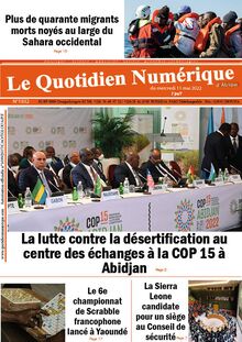 Le Quotidien Numérique d’Afrique n°1932 - du mercredi 11 mai 2022
