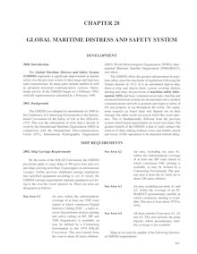 Chapter 28 global maritime distress and safety system