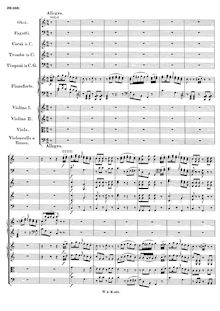 Partition , Rondeau. Allegro, Piano Concerto No.13, C major, Mozart, Wolfgang Amadeus