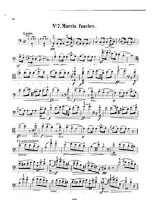 Partition de violoncelle, Piano Sonata No.2, B♭ minor