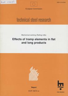 Effects of tramp elements in flat and long products