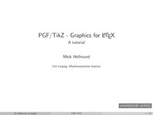 PGF TikZ - Graphics for LaTeX - A tutorial