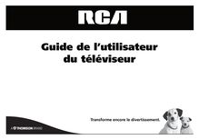 Notice Télévision RCA  E13320