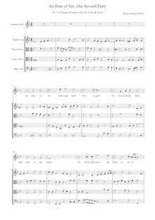 Score, chansons of Sadness, Greaves, Thomas par Thomas Greaves