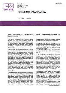 ECU-EMS information. 7 1990 Monthly