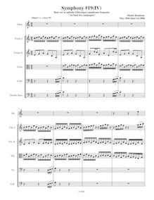 Partition I, Allegro - after Au fond des campagnes, Symphony No.19