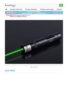 laser pointeur fourni