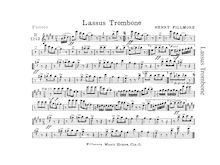 Partition parties, Lassus Trombone, Fillmore, Henry