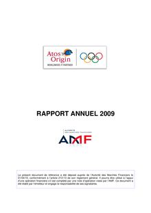 Rapport Annuel 2009 Atos Origin