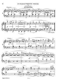 Partition complète, Allegro, F major, Hummel, Johann Nepomuk