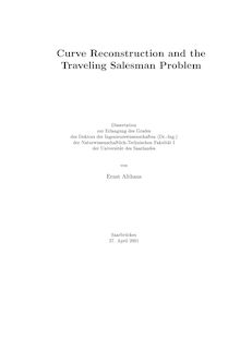 Curve reconstruction and the traveling salesman problem [Elektronische Ressource] / von Ernst Althaus