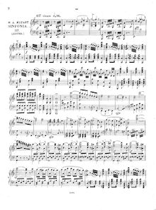 Partition complète, Symphony No.41, Jupiter Symphony, C major, Mozart, Wolfgang Amadeus