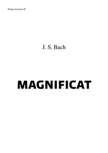 Partition flûte 2, Magnificat, D major, Bach, Johann Sebastian par Johann Sebastian Bach