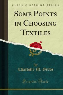 Some Points in Choosing Textiles