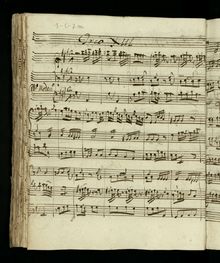 Partition Score G.120, 6 corde Trios, G.119-124, Sei sonate a tre. Due violini e bassi, opera III.