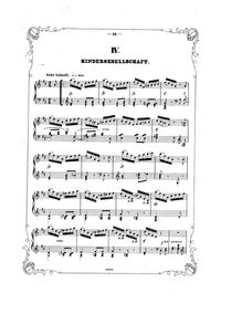 Partition Sonata No., I, Kindergesellschaft, 3 Piano sonates pour pour Young