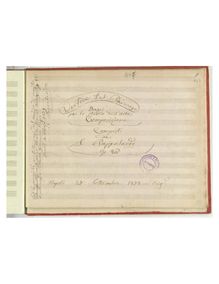 Partition complète, Vertice del Parnaso, Op.86, 12 studies for solo double bass