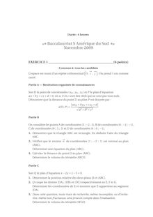 Sujet du bac S 2009: Mathématique Obligatoire