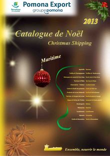 Catalogue de Noël maritime - Xmas shipping catalog - 2013