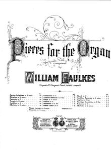 Partition complète, Rhapsodie en G minor, G minor, Faulkes, William
