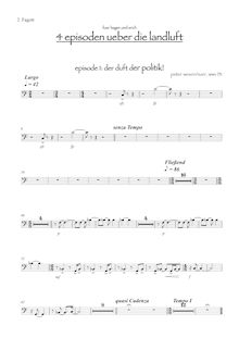 Partition basson 2, Concerto pour violoncelle & Doublebass, WesenAuer, Peter par Peter WesenAuer