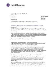 Comment letter DP Financial Intruments with Characteristics of Equity 18 August 2008