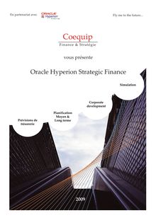 Présentation Oracle HSF - Coequip