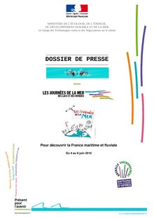 10.05.10 - JLB - Dossier presse Lancement Journées Mer